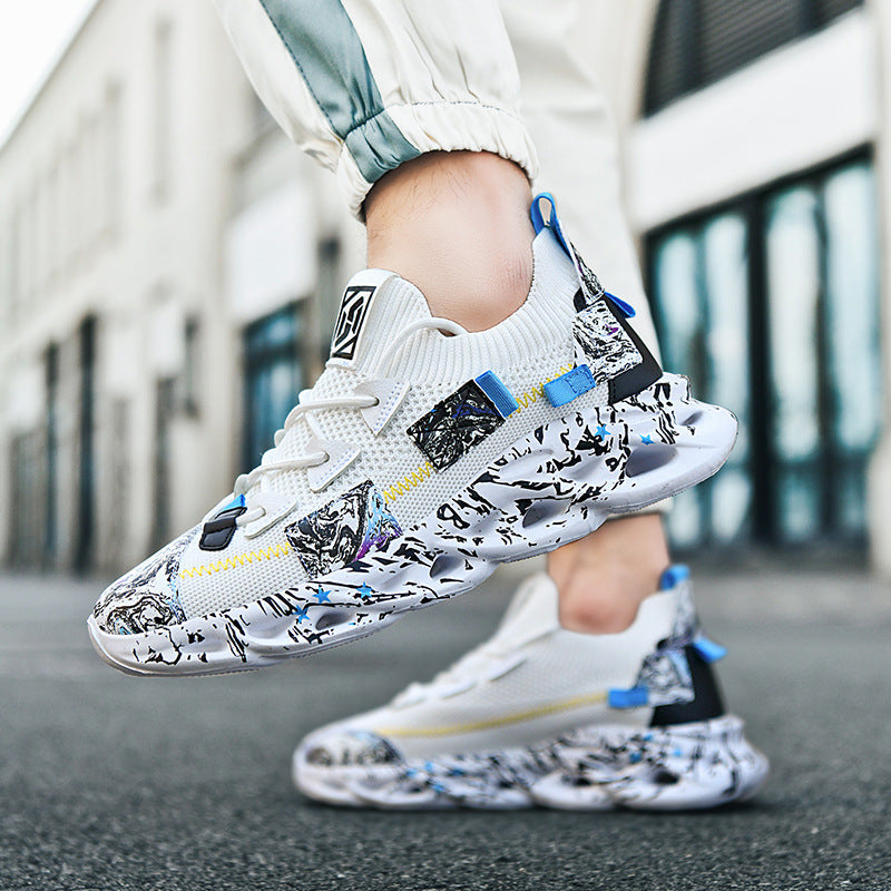 Dames technische sneakers met dynamisch zoolprofiel – Zwart