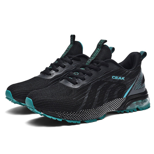 Dames comfortabele hardloopschoenen met dempende zool – Zwart