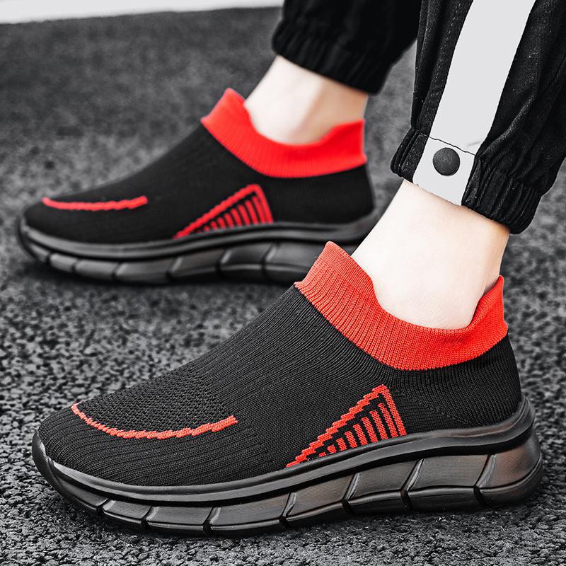Dames comfortabele slip-on sneakers – Bruin