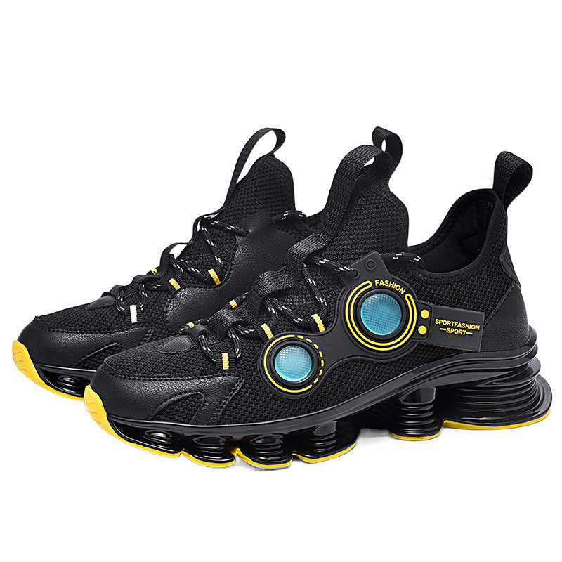 Dames lichte performance sneakers met dempende zool – Zwart