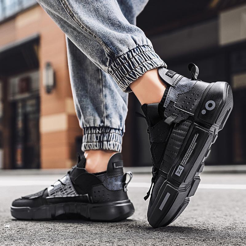 Dames sportieve hoge sneakers met ademend bovenwerk en stevig bovenwerk – Meerkleurig