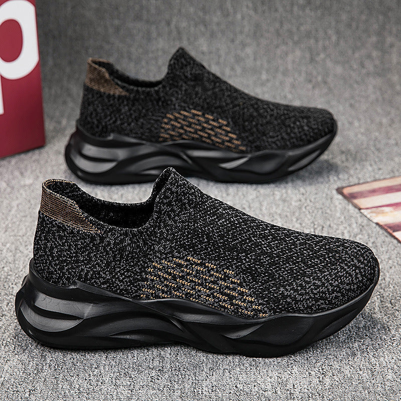 Dames slip-on sneakers met dempende zool en ergonomisch ontwerp – Zwart