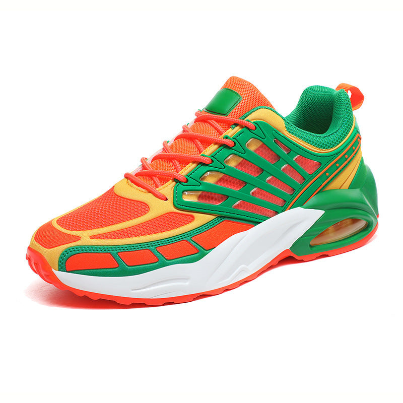 Dames performance sneakers met luchtkussenzool en ondersteunende zool – Zwart