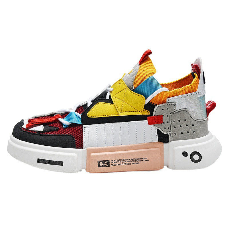 Dames technische sneakers met gripprofiel – Meerkleurig