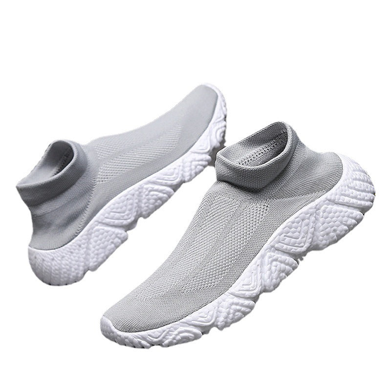 Dames sportieve slip-on sneakers met antislipzool – Grijs