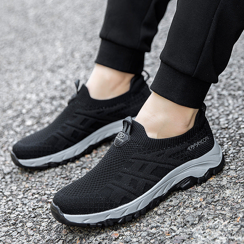 Dames comfortabele hardloopschoenen met ademend bovenwerk – Donkergrijs