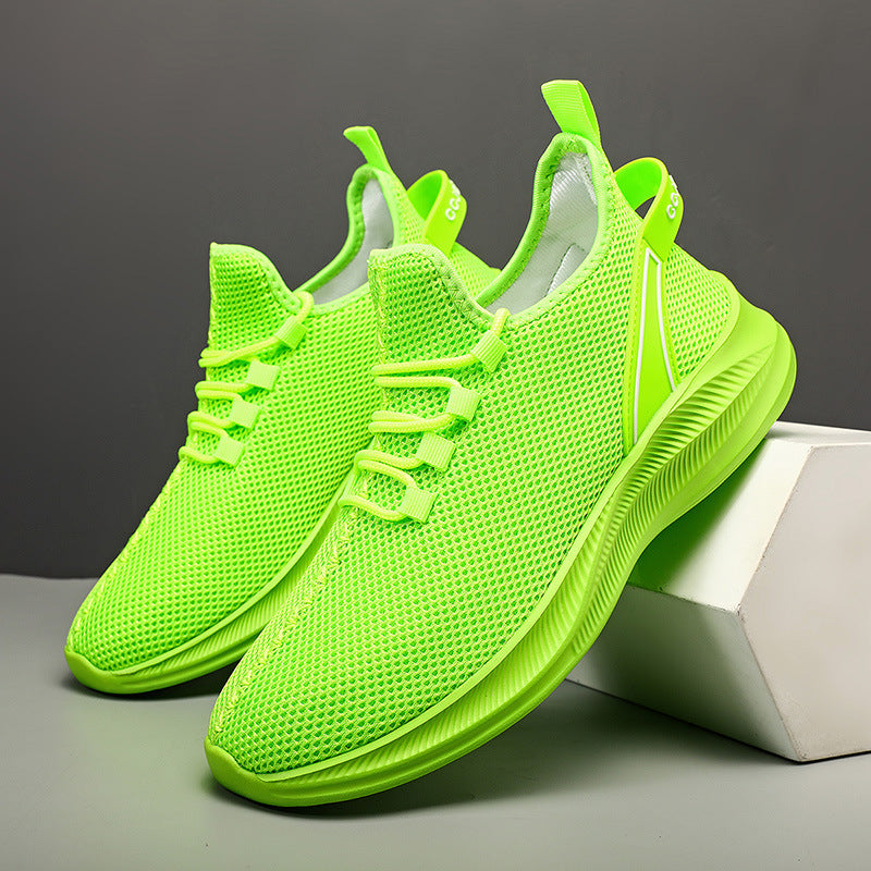 Dames lichte hardloopschoenen – Groen en Bruin – Bruin