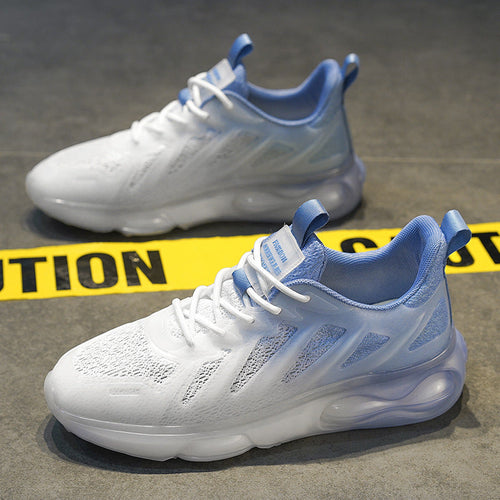 Dames hardloopschoenen met ademend mesh bovenwerk en dempende zool – Zwart en Wit – Zwart
