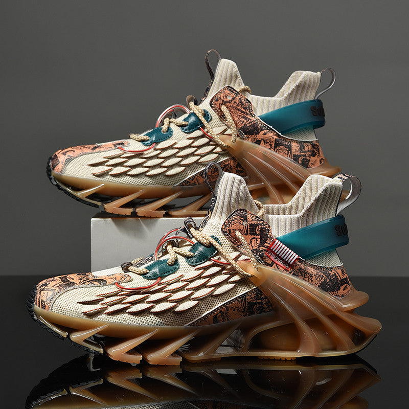 Dames hardloopschoenen met ademend bovenwerk – Zwart en Wit – Zwart