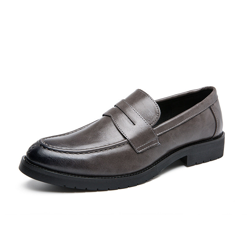 Dames mocassins met antislipzool en leren bovenwerk – Bruin