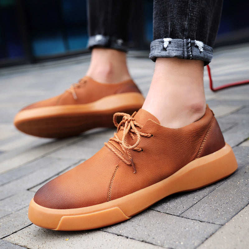 Dames leren schoenen met dempende zool – Zwart