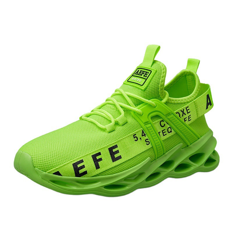 Dames sneakers met ademend bovenwerk en dempende zool – Zwart