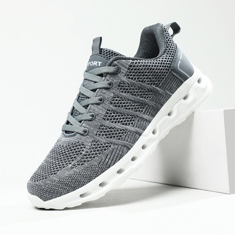 Dames sportieve sneakers met flexibele zool – Grijs