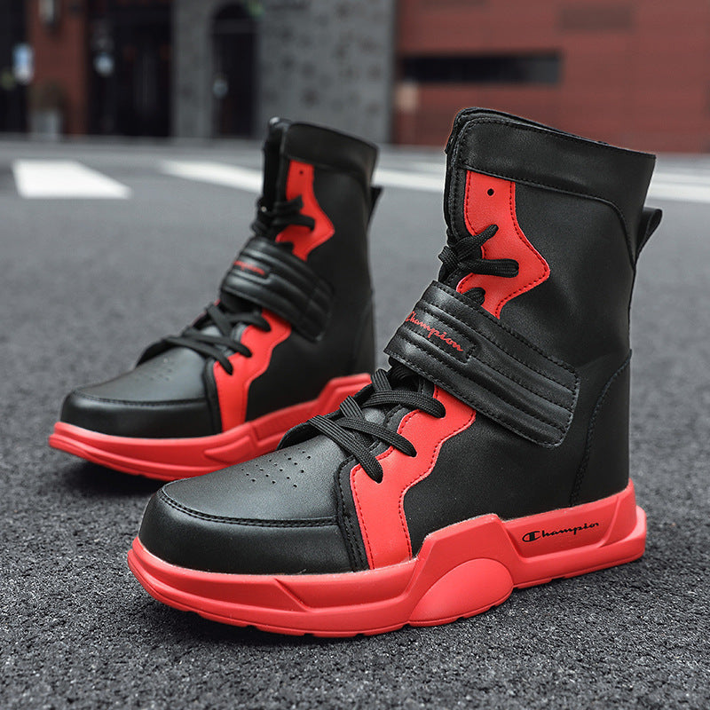 Dames sneakers met gespsluiting – Wit