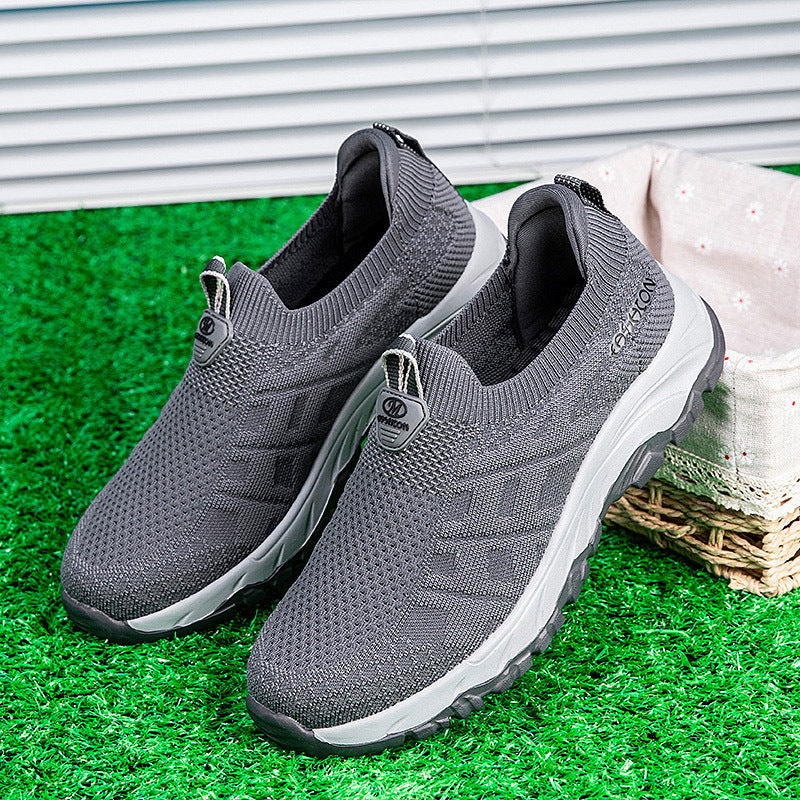 Dames comfortabele hardloopschoenen met ademend bovenwerk – Zwart