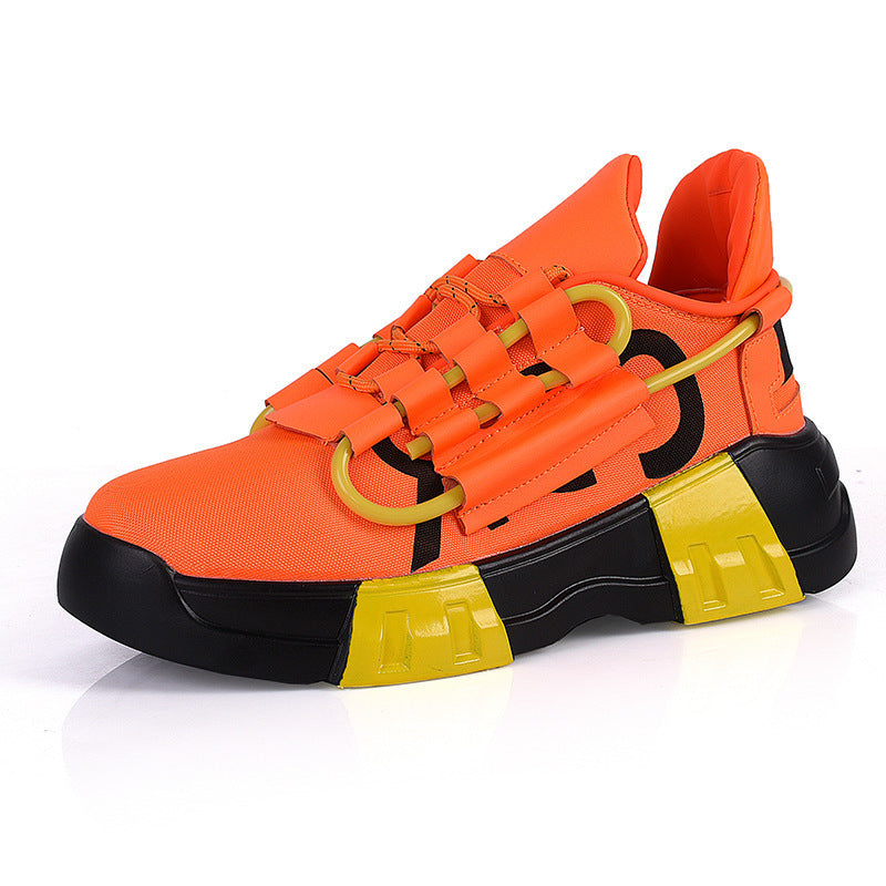 Dames modieuze sneakers met vetersluiting en dempende zool – Paars