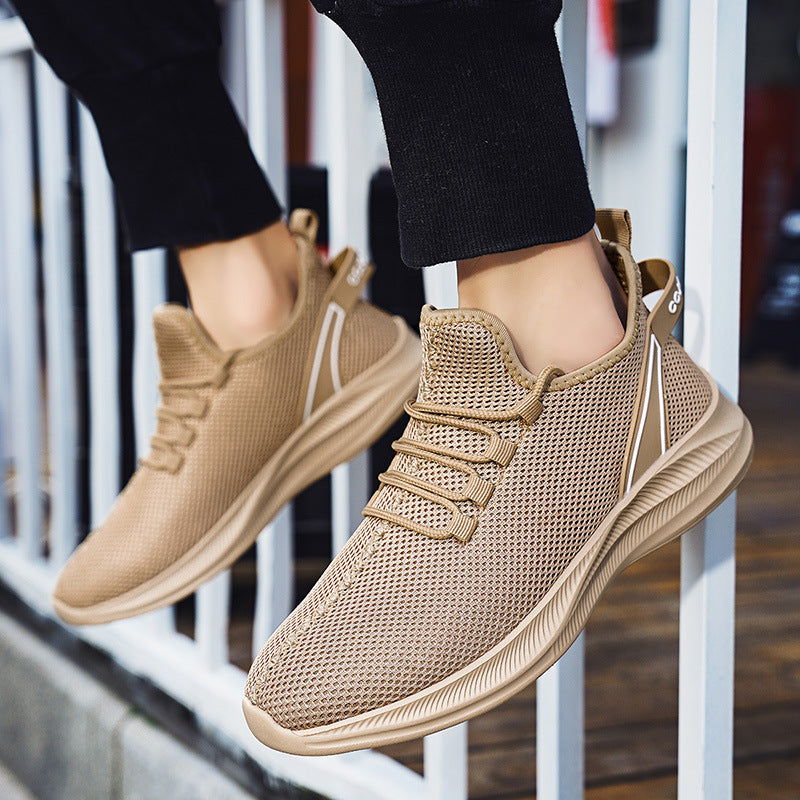 Dames lichte hardloopschoenen – Groen en Bruin – Zwart
