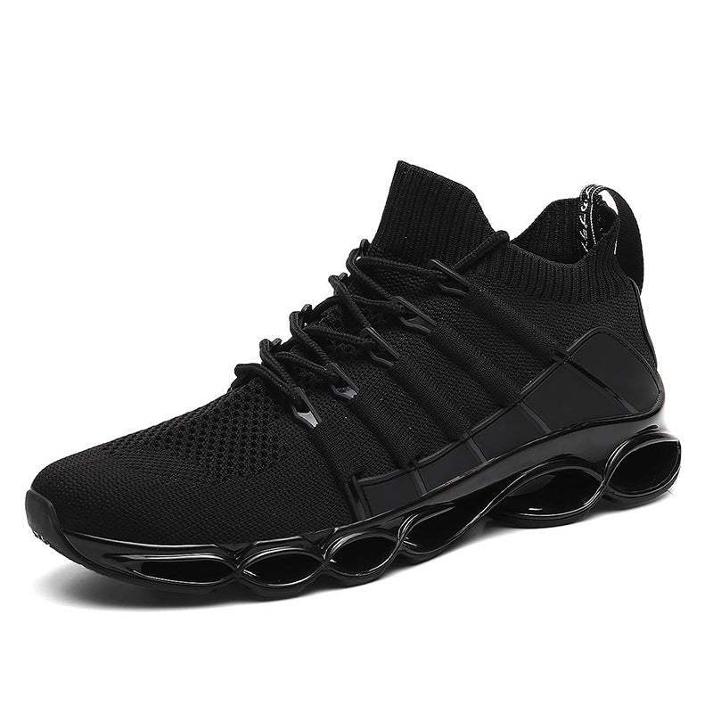 Dames lichte sportsneakers – Zwart en Zwart-rood – Grijs