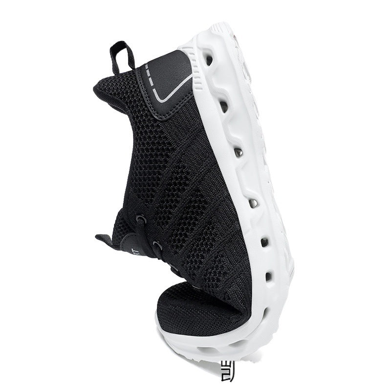 Dames sportieve sneakers met flexibele zool – Zwart