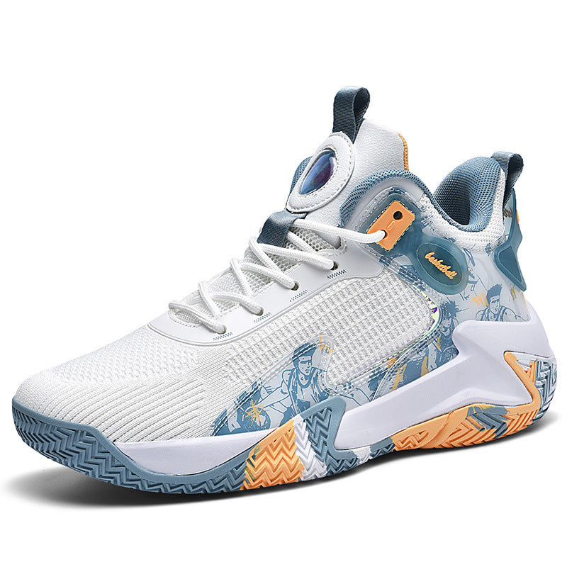 Dames performance sneakers – Wit en Zwart-blauw – Zwart-blauw