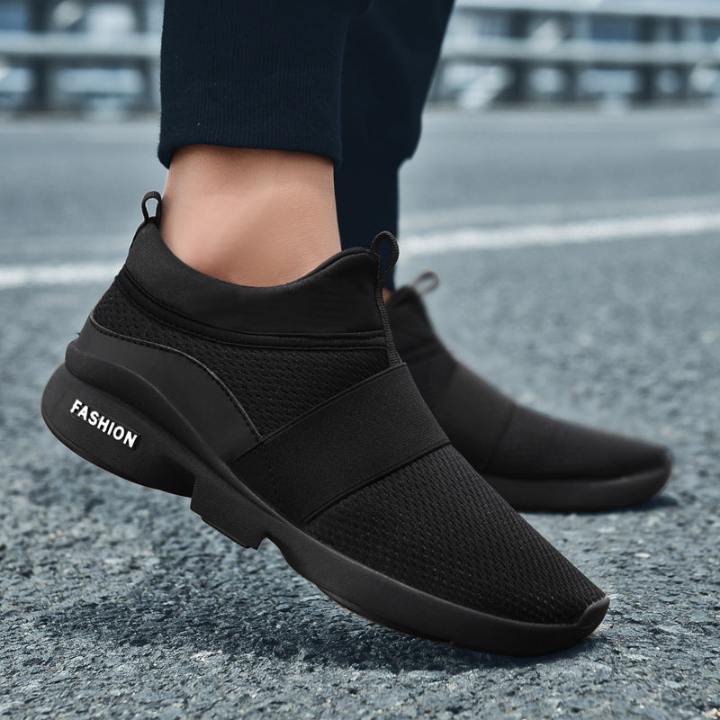 Dames lichte slip-on sneakers met ademend bovenwerk – Grijs