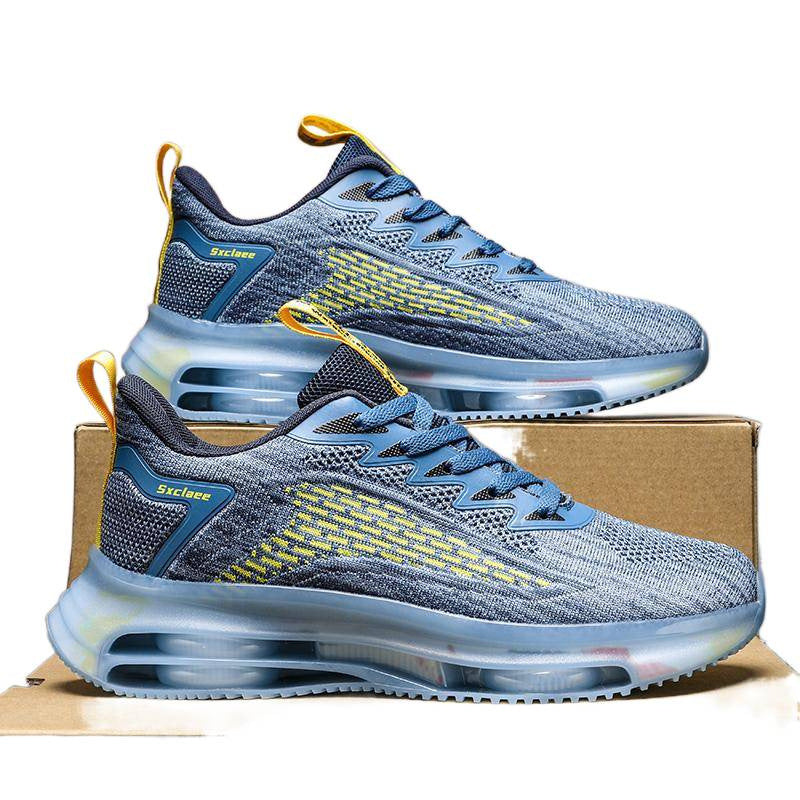 Dames performance sneakers met luchtkussenzool – Blauw