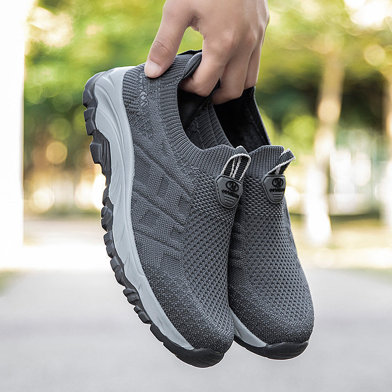 Dames comfortabele hardloopschoenen met ademend bovenwerk – Zwart-paars