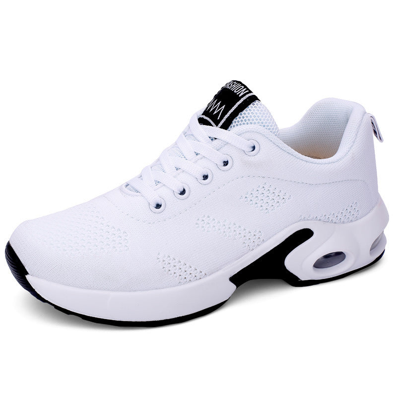 Dames sportieve sneakers – Rood en Wit – Rood