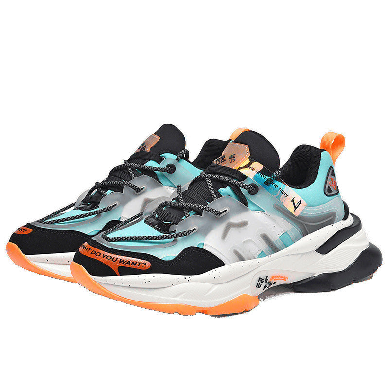 Dames technische sneakers met dempende zool en ergonomisch ontwerp – Zwart met rood