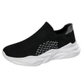Dames slip-on sneakers met dempende zool en ergonomisch ontwerp – Zwart-grijs