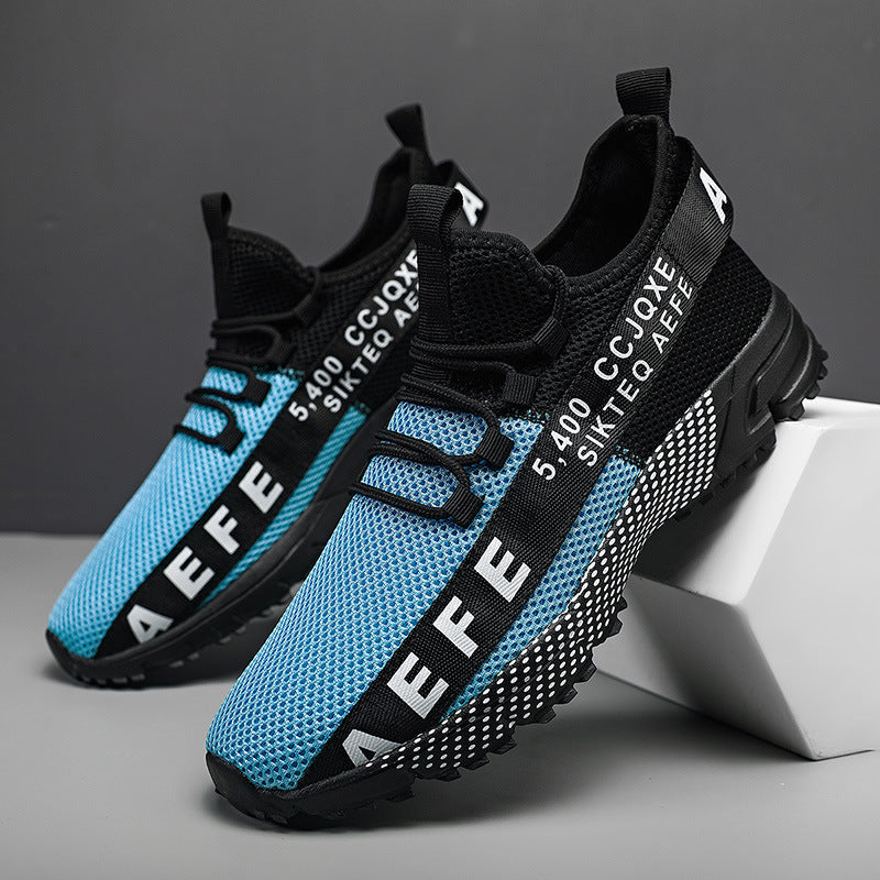 Dames sportieve sneakers met vetersluiting, antislipzool en dempende zool – Wit