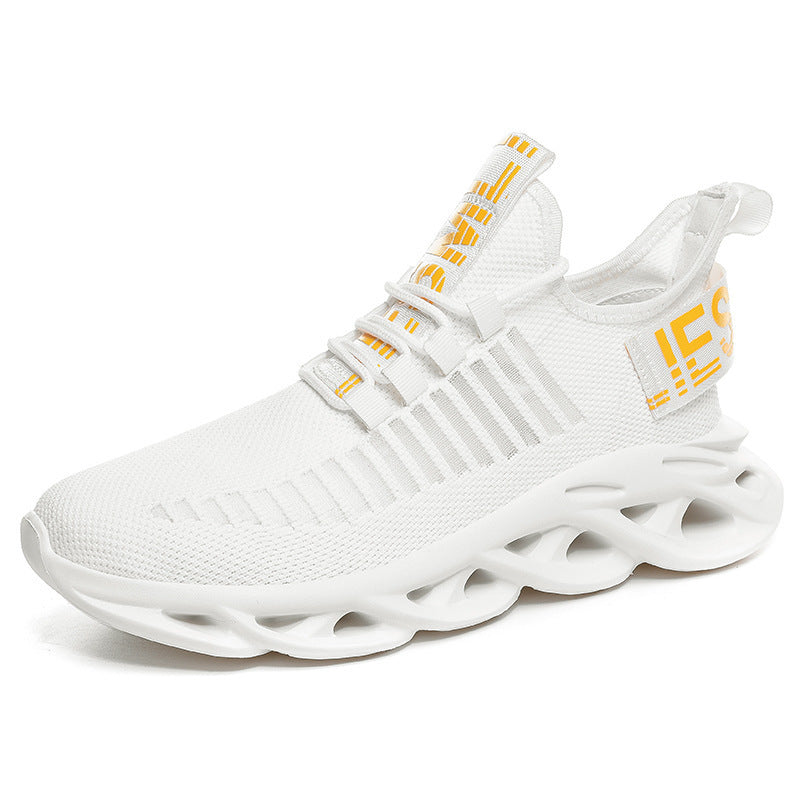 Dames performance sneakers met flexibele zool en ademend mesh bovenwerk – Beige