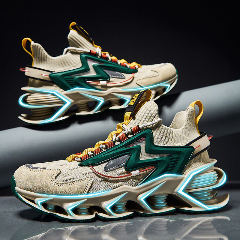 Dames technische sneakers met ergonomisch ontwerp – Mintgroen