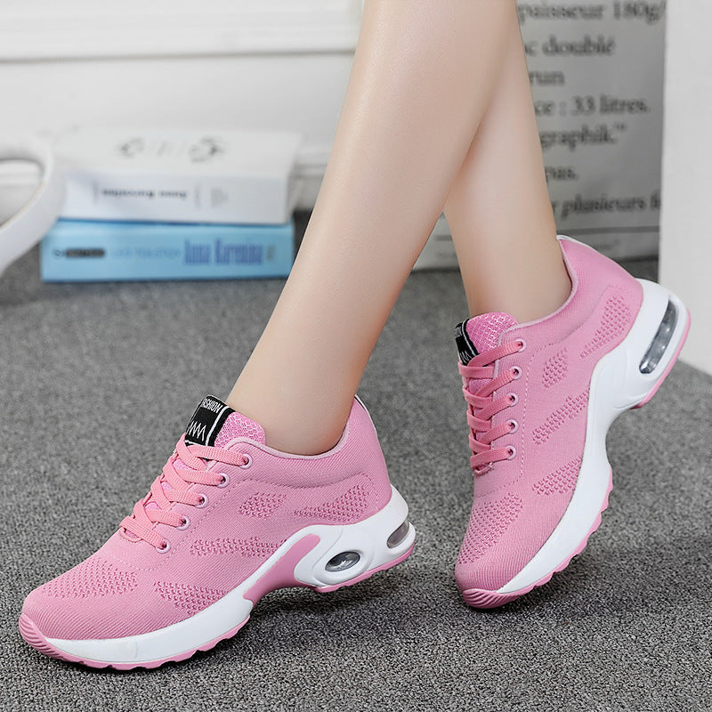 Dames sportieve sneakers – Rood en Wit – Rood