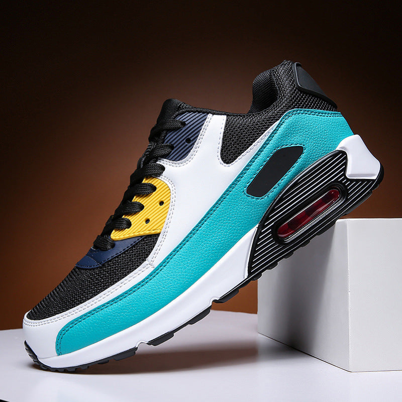 Dames stijlvolle sportsneakers met ademend mesh bovenwerk – Zwart
