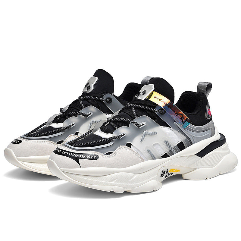 Dames technische sneakers met dempende zool en ergonomisch ontwerp – Wit