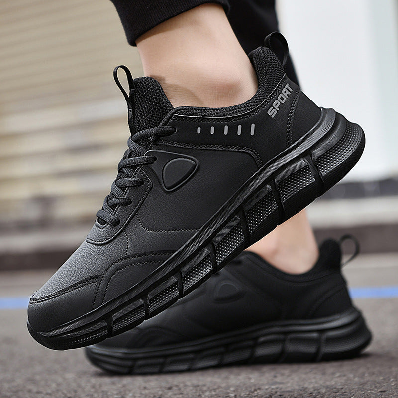Dames lichte sportsneakers met dempende zool – Zwart