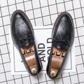 Dames mocassins met strikdetail – Zwart