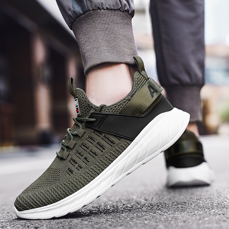 Dames lichte fitnesssneakers – Zwart