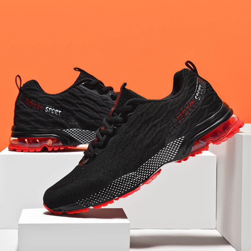 Dames technische sneakers met ademend bovenwerk en dempende zool – Grijs-groen