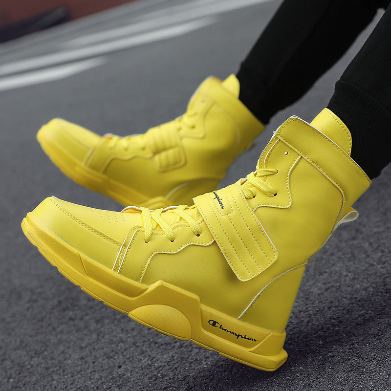 Dames sneakers met gespsluiting – Zwart met rood