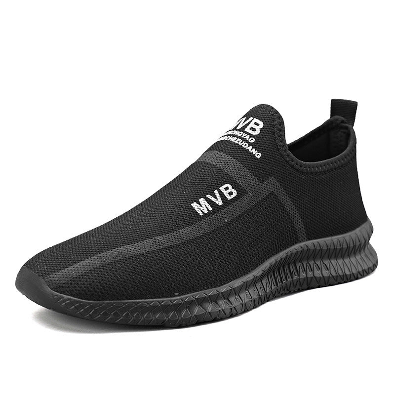Dames lichte slip-on sneakers met ademend mesh bovenwerk – Wit